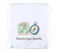 MERCHANDMANIA 3 Mochilas de Cuerdas Frase Bonita Aventura Amistad Amor San Valentin Aniversario Novios Playa Piscina Picnic Excursion Personalizada