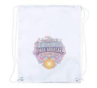 MERCHANDMANIA 3 Mochilas de Cuerdas Frase Bonita motivadora Arte salero Vida Playa Piscina Picnic Excursion Personalizada