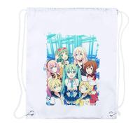 MERCHANDMANIA 3 Mochilas DE Cuerdas Grupo Musical Vocaloid Hatsune Miku Playa Piscina Picnic Excursion Personalizada