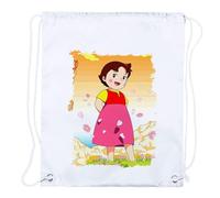 MERCHANDMANIA 3 Mochilas DE Cuerdas Heidi Abuelo Serie Antigua Anime Playa Piscina Picnic Excursion Personalizada