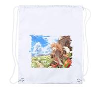 MERCHANDMANIA 3 Mochilas DE Cuerdas Ookami to Koushinryou Chica Lobo Playa Piscina Picnic Excursion Personalizada