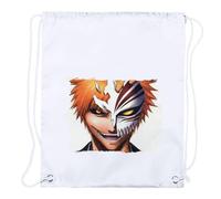 MERCHANDMANIA 3 Mochilas DE Cuerdas Serie Anime Bleach Ichigo Kurosaki Shinigami Playa Piscina Picnic Excursion Personalizada
