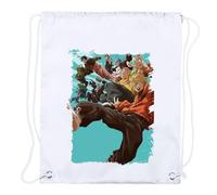 MERCHANDMANIA 4 Mochilas de Cuerdas Anime Serie Sakamoto Days Mafia mafiosos Playa Piscina Picnic Excursion Personalizada