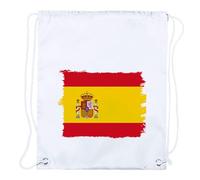 MERCHANDMANIA 4 Mochilas DE Cuerdas Bandera ESPAÑA Pais CONSTITUCION Playa Piscina Picnic Excursion Personalizada