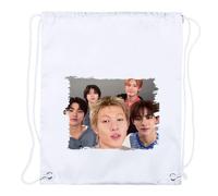 MERCHANDMANIA 4 Mochilas de Cuerdas Chicos Cantantes Famosos What You Want Playa Piscina Picnic Excursion Personalizada