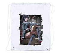 MERCHANDMANIA 4 Mochilas de Cuerdas Juego Anime RPG Personaje zenless Zone Zero Jane Doe Playa Piscina Picnic Excursion Personalizada
