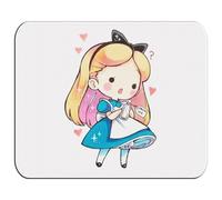 MERCHANDMANIA Alfombrilla Grande Alicia Pais Maravillas Chibi Kawaii Linda Cute Anime Mousepad Raton