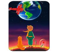 MERCHANDMANIA Alfombrilla Grande el principito Luna Tierra Estrellas Universo Fantasia Zorro Mousepad Raton