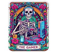 MERCHANDMANIA Alfombrilla Pequeña Carta Tarot Graciosa Meme Adicto Videojuegos Gamer Mousepad Raton
