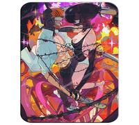 MERCHANDMANIA Alfombrilla Pequeña chainsawman Serie Anime peli Dibujos Lucha Mousepad Raton
