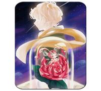 MERCHANDMANIA Alfombrilla Pequeña el principito Rosa Amor Estrellas Espacio Historia Mousepad Raton