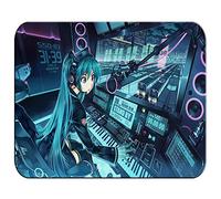 MERCHANDMANIA Alfombrilla PEQUEÑA Hatsune Miku Piano FUTURISTA Mousepad Raton
