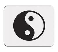 MERCHANDMANIA Alfombrilla Pequeña Religion taoista fe Bien Mal Ying Yang Karma Equilibrio Mousepad Raton