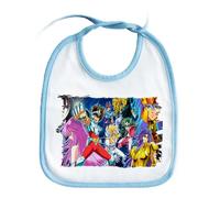 MERCHANDMANIA BABERO AZUL CABALLEROS DEL ZODIACO ANIME kyoga seiya baby bib