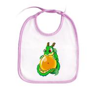 MERCHANDMANIA BABERO ROSA bola super shenron dragon baby bib de del