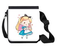 MERCHANDMANIA Bandolera Pequeña alicia pais maravillas chibi kawaii linda cute anime bolso bandoleer