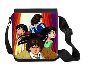 MERCHANDMANIA Bandolera Pequeña anime serie cats eye antigua dibujos retro bolso bandoleer