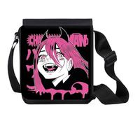MERCHANDMANIA Bandolera Pequeña antisocial chain power logo girl man metal gotico bolso bandoleer