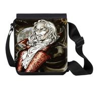 MERCHANDMANIA Bandolera Pequeña dracula arte videojuego medieval retro gamer bolso bandoleer