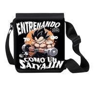 MERCHANDMANIA Bandolera Pequeña entrenando to go serie anime musculos lucha bolso bandoleer