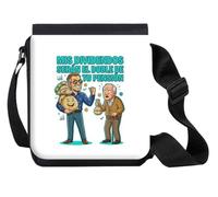MERCHANDMANIA Bandolera Pequeña maximus frase graciosa dividendos bolsa inversion bolso bandoleer