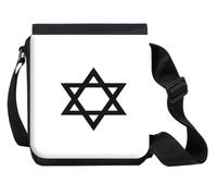 MERCHANDMANIA Bandolera Pequeña religion judia judaismo fe tora diez mandamientos bolso bandoleer