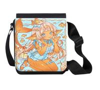 MERCHANDMANIA Bandolera Pequeña therian furry animal sirena pez chica girl kawaii cute bolso bandoleer