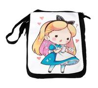 MERCHANDMANIA Bandolera reportero Mediana bolso alicia pais maravillas chibi kawaii linda cute anime bolsa mochila hombro