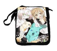 MERCHANDMANIA Bandolera reportero Mediana bolso anime Kimi to Koete Koi ni Naru furry gata perro lobo bolsa mochila hombro