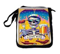 MERCHANDMANIA Bandolera reportero Mediana bolso carta tarot graciosa meme papa padre guay niños bolsa mochila hombro