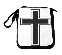 MERCHANDMANIA Bandolera reportero Mediana bolso cruz cristiana cristo jesus hijo de dios iglesia bolsa mochila hombro