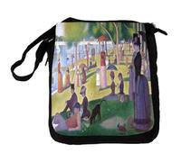 MERCHANDMANIA Bandolera reportero Mediana bolso cuadro arte Tarde de domingo en la isla de la Grande Jatte bolsa mochila hombro