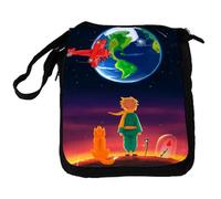 MERCHANDMANIA Bandolera reportero Mediana bolso el principito luna tierra estrellas universo fantasia zorro bolsa mochila hombro