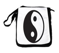 MERCHANDMANIA Bandolera reportero Mediana bolso religion taoista fe bien mal ying yang karma equilibrio bolsa mochila hombro