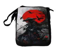 MERCHANDMANIA Bandolera reportero Mediana bolso samurai medieval aventura japones videojuego bolsa mochila hombro