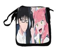MERCHANDMANIA Bandolera reportero Mediana bolso serie anime sheihantai na kimi to boku novios personajes bolsa mochila hombro