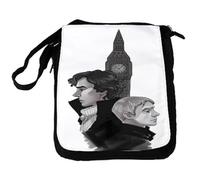 MERCHANDMANIA Bandolera reportero Mediana bolso sherlock holmes detective famoso londres historia bolsa mochila hombro