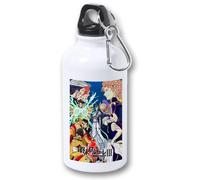 MERCHANDMANIA Bidón 400ml metálico anime serie Shuumatsu no Walküre temporada tres 3 para viaje y deporte