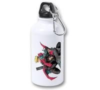 MERCHANDMANIA Bidón 400ml metálico anime serie Trigun Stargaze segunda temporada para viaje y deporte