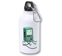 MERCHANDMANIA BIDON 400ML METALICO bmo bimo hora de aventuras consola para viaje y deporte.