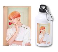 MERCHANDMANIA BIDON 400ML METALICO BTS JIMIN MAP OF THE SOUL para viaje y deporte