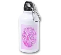 MERCHANDMANIA Bidón 400ml metálico chicas anime ania zerotwo ram madoka yae miko para viaje y deporte