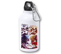 MERCHANDMANIA BIDON 400ML METALICO FULL METAL ALCHEMIST BROTHERHOOD para viaje y deporte