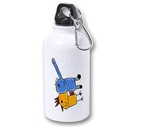 MERCHANDMANIA BIDON 400ML METALICO GALLIFANTE JUEGO DE NIÑOS para viaje y deporte