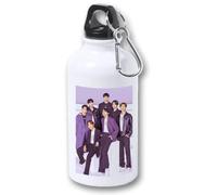 MERCHANDMANIA Bidón 400ml metálico grupo coreano Into The Sun para viaje y deporte