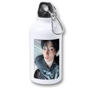 MERCHANDMANIA Bidón 400ml metálico kids grupo coreano cantante Yang Jeongin para viaje y deporte