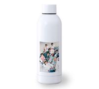 MERCHANDMANIA Bidón 500 ml acero inoxidable stray kids kpop cantantes album rock-star oddinary deporte deportivo botella senderismo