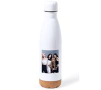 MERCHANDMANIA BIDON 750 ML ACERO INOXIDABLE CON ADORNO DE CORCHO cantantes kpop blackpink how you like that pink venom tapon seguridad botella