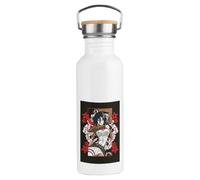 MERCHANDMANIA Bidón 750 ml acero inoxidable estilo retro serie anime personaje mikasa logo deporte deportivo botella senderismo