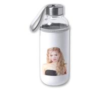 MERCHANDMANIA Bidón de 420 ml con Funda de neopreno cantante chica 3am Toxic Till the End APT tapon seguridad